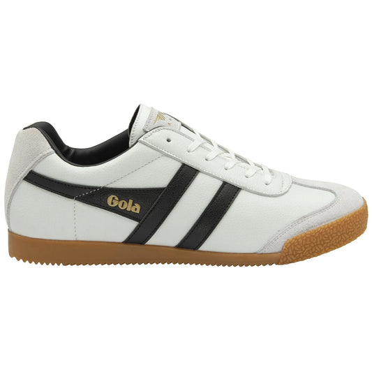 GOLA - Basket HARRIER - Cuir - Blanc/Noir