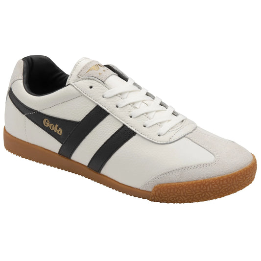 GOLA - Basket HARRIER - Cuir - Blanc/Noir