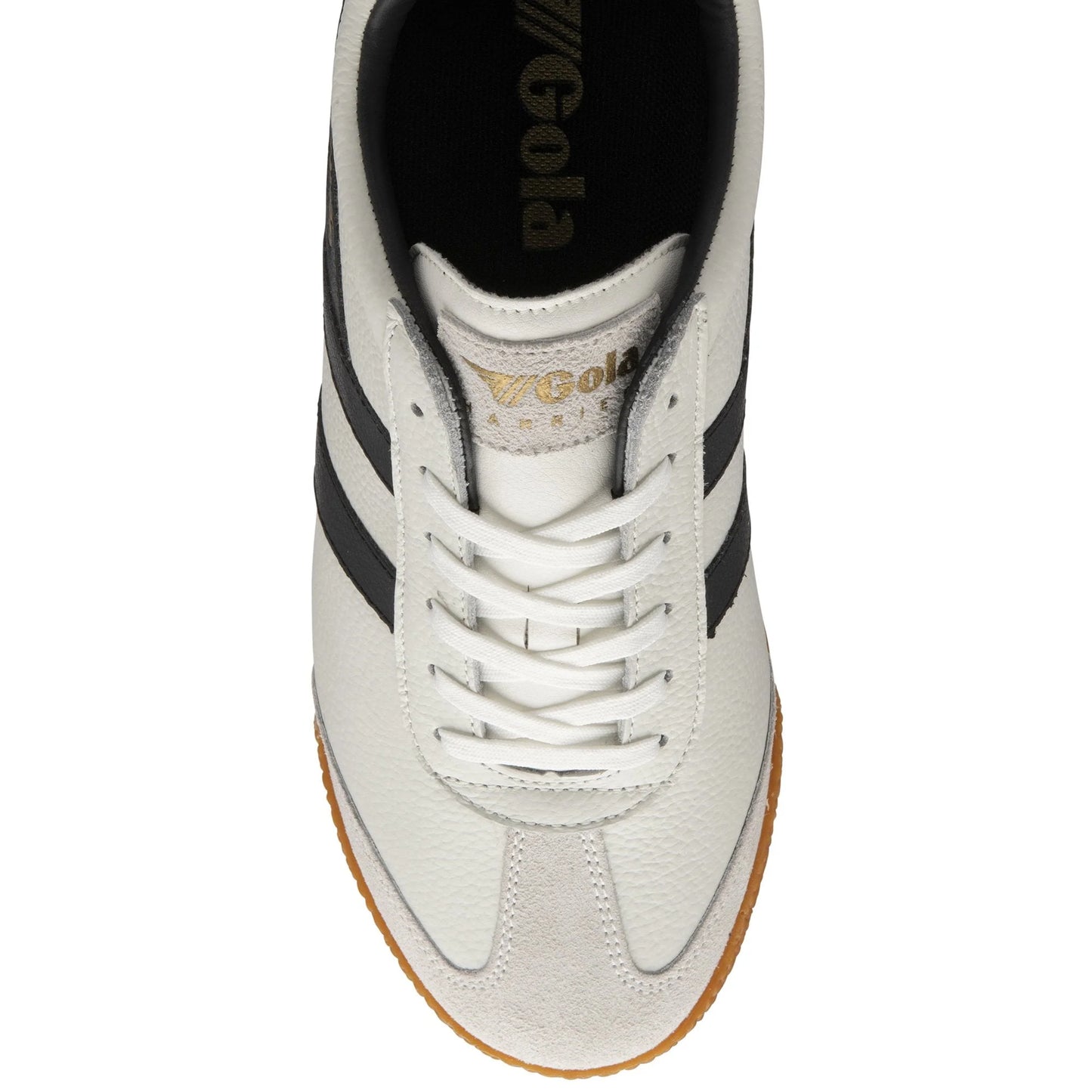GOLA - Basket HARRIER - Cuir - Blanc/Noir