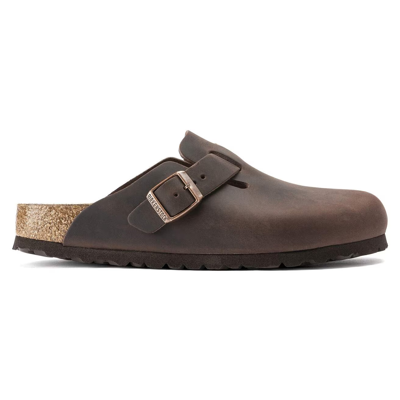BIRKENSTOCK - Mule BOSTON - Cuir huilé - Habana