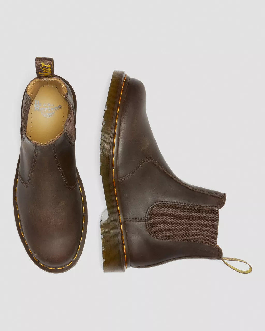 DR. MARTENS - Boots CHELSEA Gaucho - Marron