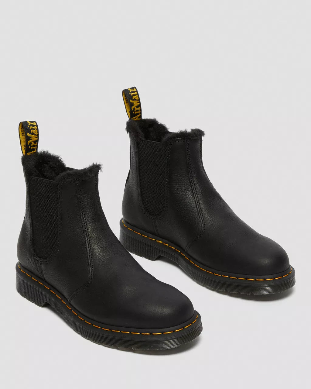 DR. MARTENS - Boots CHELSEA FL AMBASSADOR - Cuir - Noir