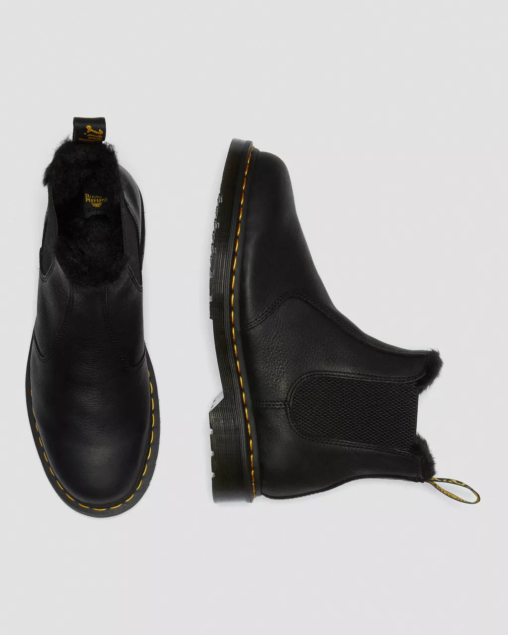 DR. MARTENS - Boots CHELSEA FL AMBASSADOR - Cuir - Noir