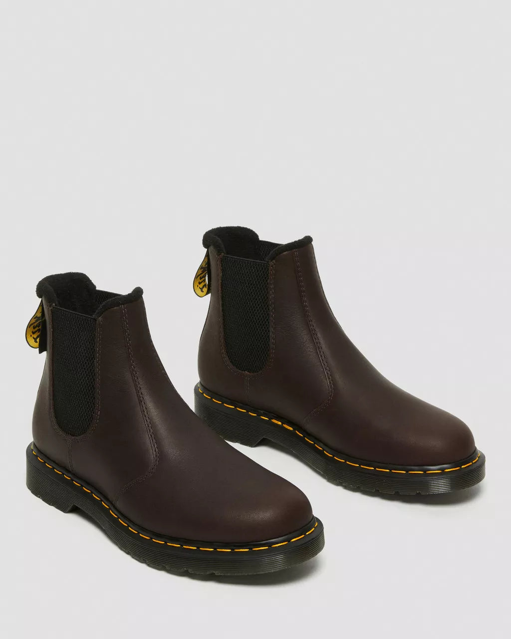 DR. MARTENS - Boots CHELSEA VALOR WP - Marron foncé