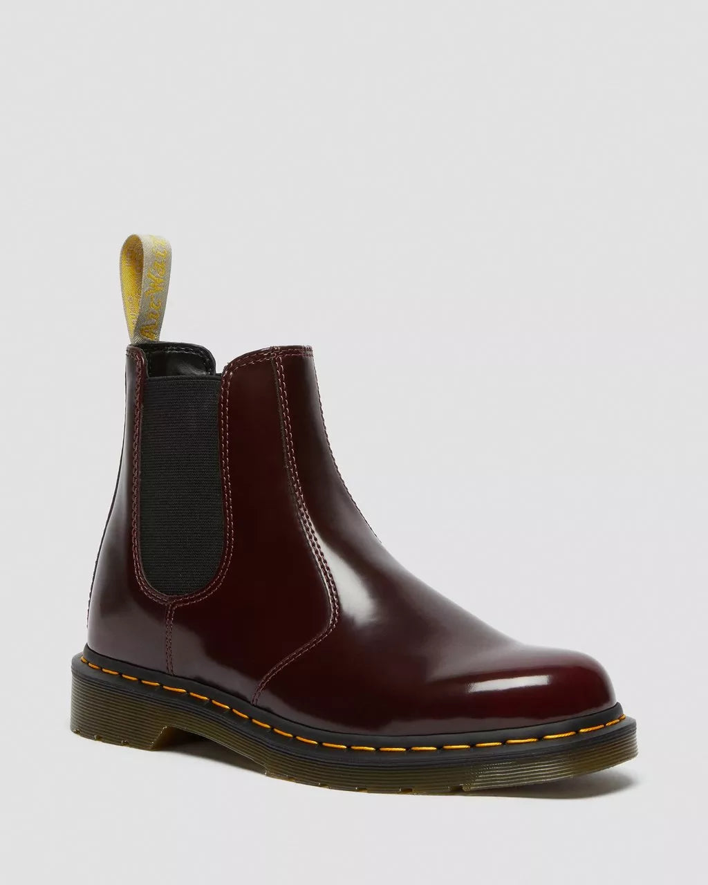 DR. MARTENS - Boots CHELSEA VEGAN - Rouge cerise