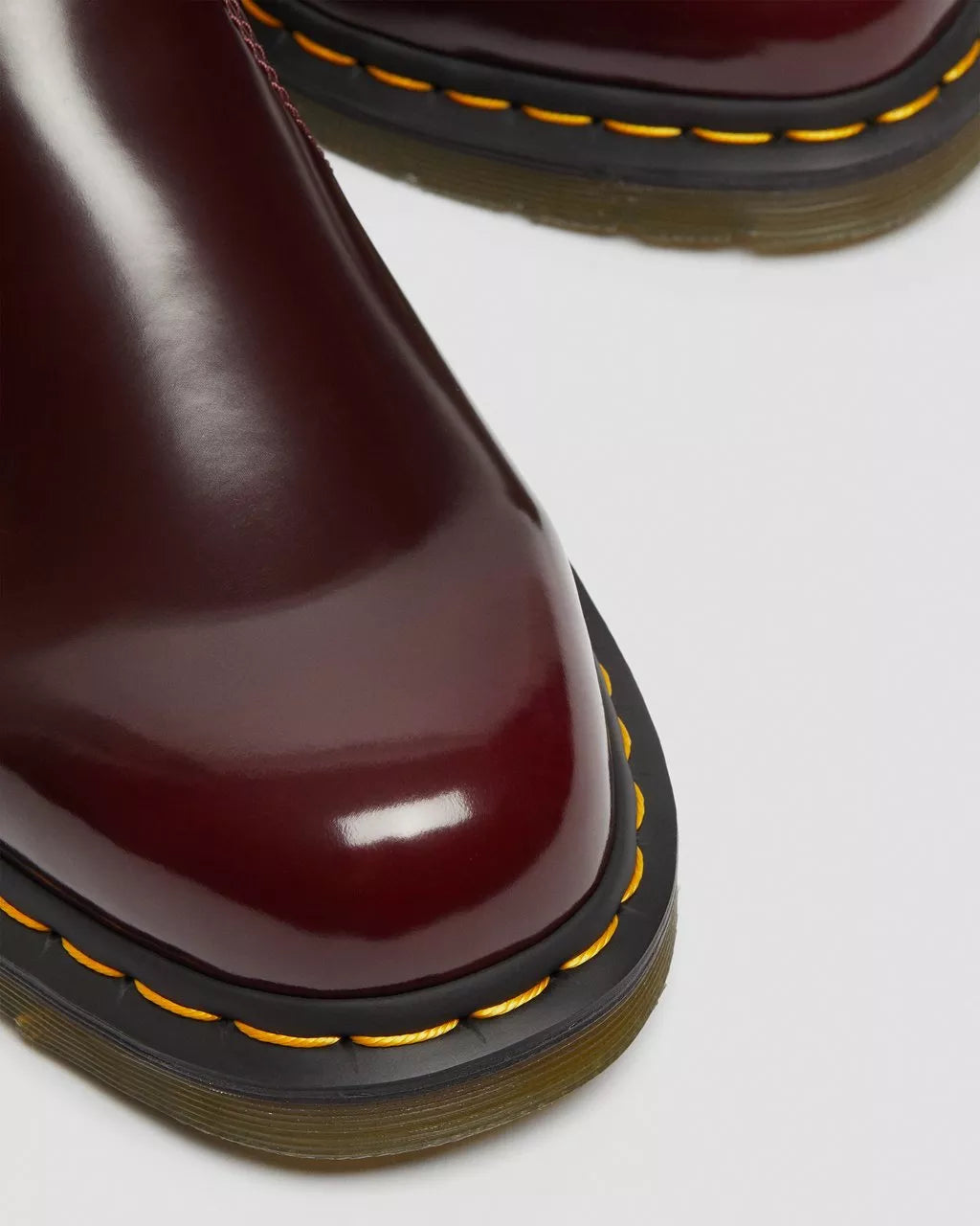 DR. MARTENS - Boots CHELSEA VEGAN - Rouge cerise