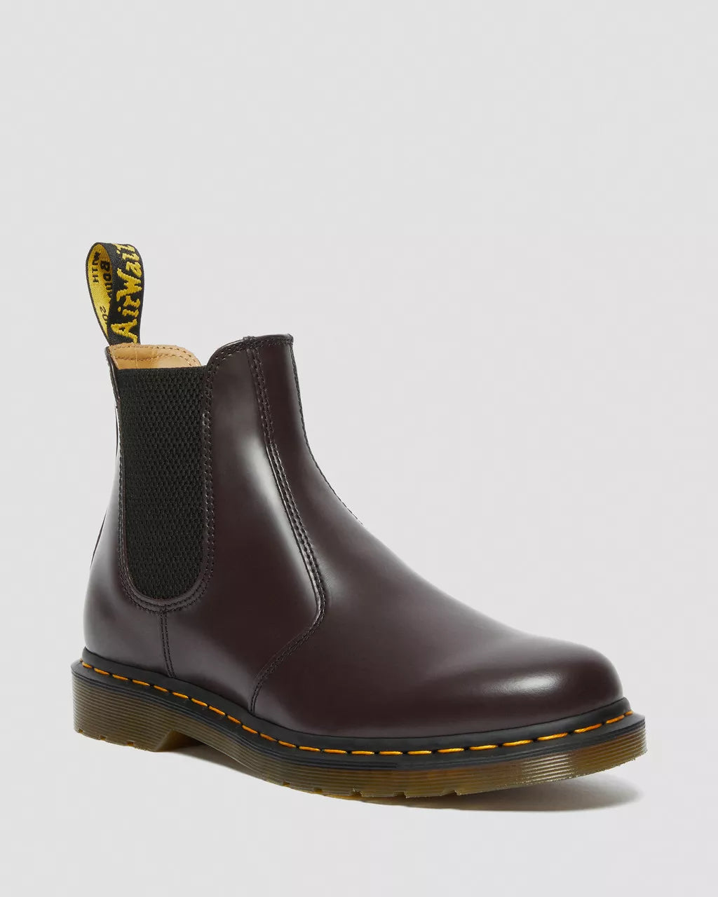 DR. MARTENS - Bottines CHELSEA - Cuir - Bordeaux