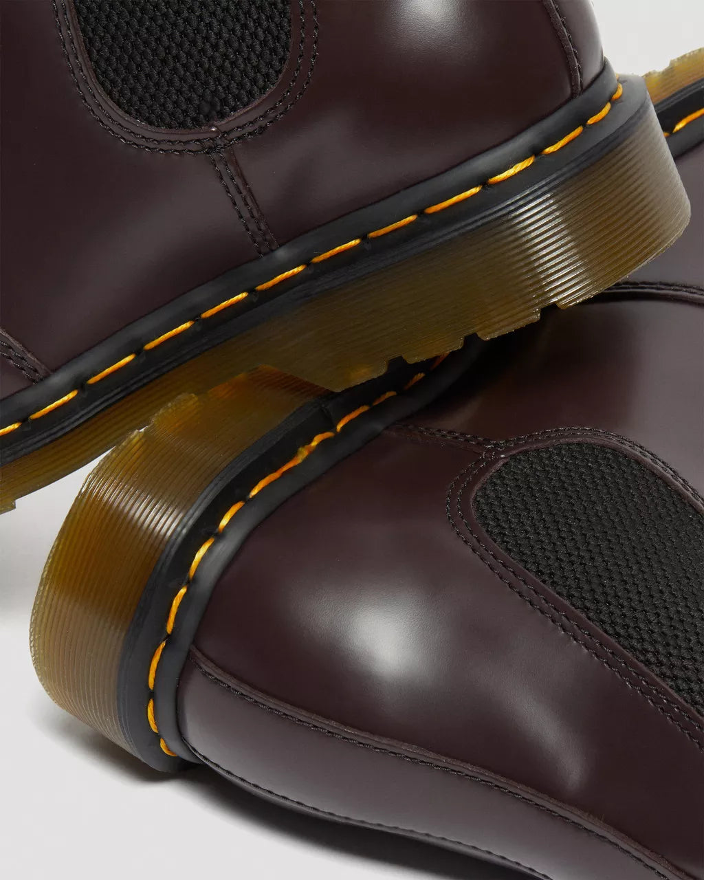 DR. MARTENS - Bottines CHELSEA - Cuir - Bordeaux