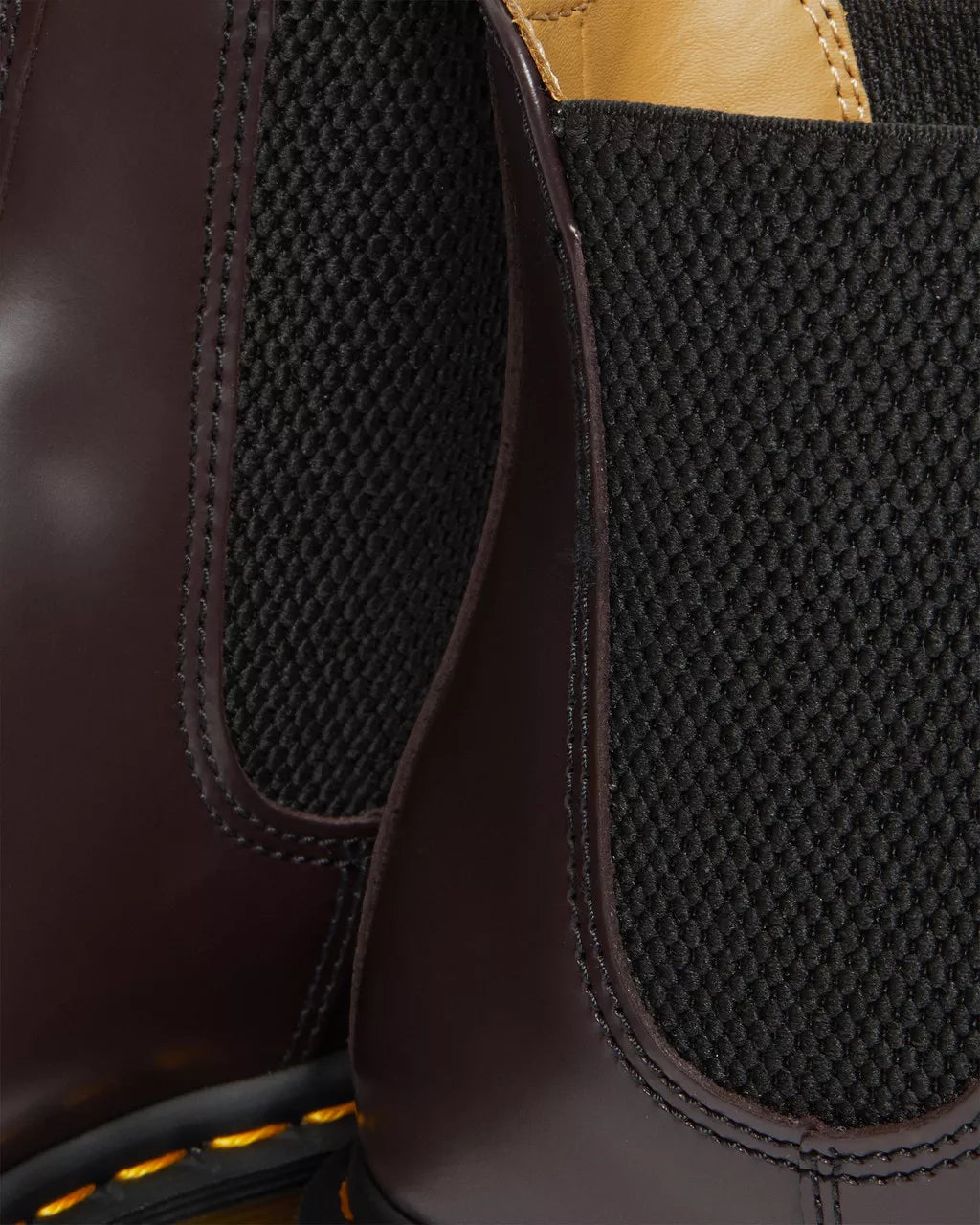 DR. MARTENS - Bottines CHELSEA - Cuir - Bordeaux