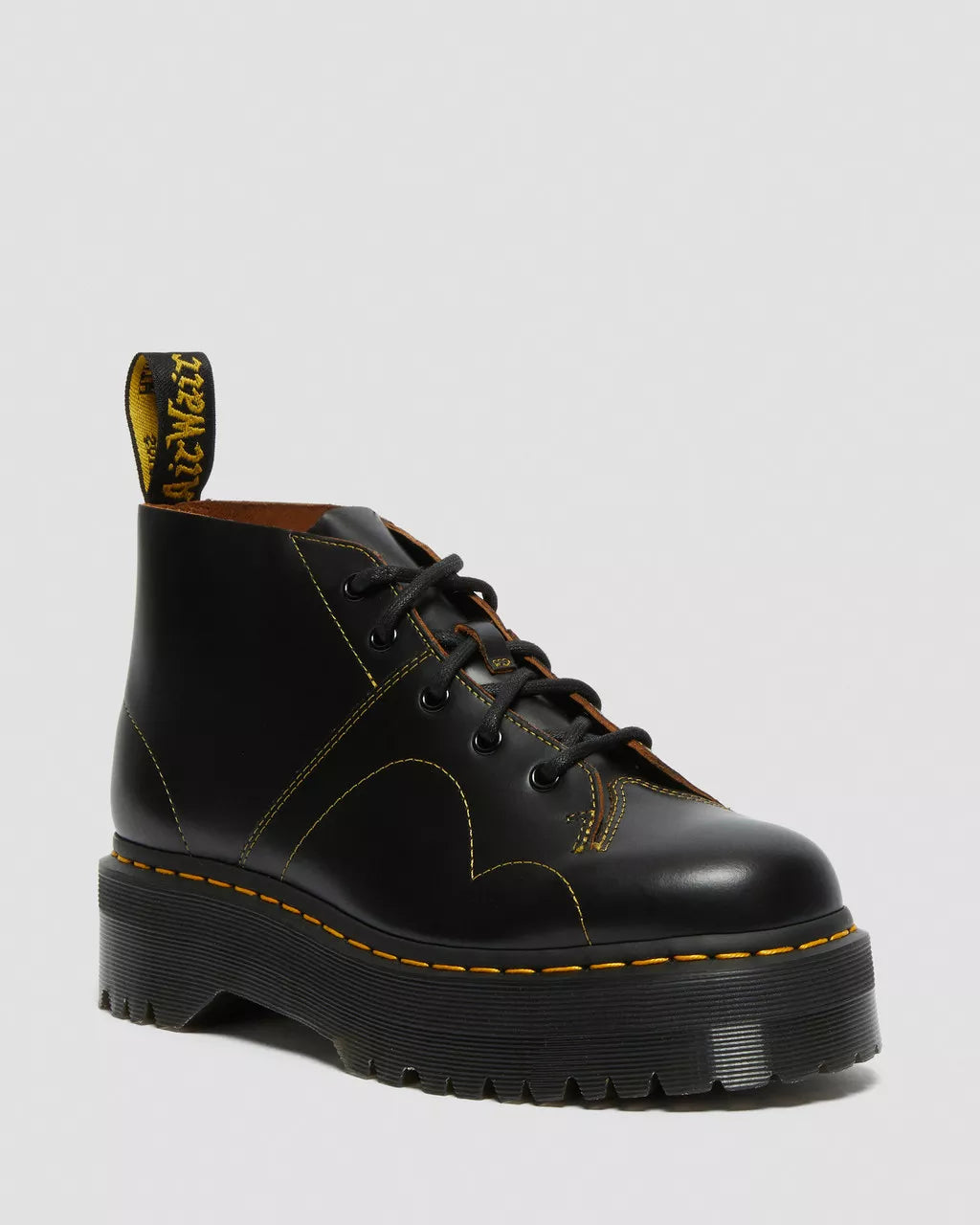 DR. MARTENS - Chaussures à lacets CHURCH QUAD - Noir