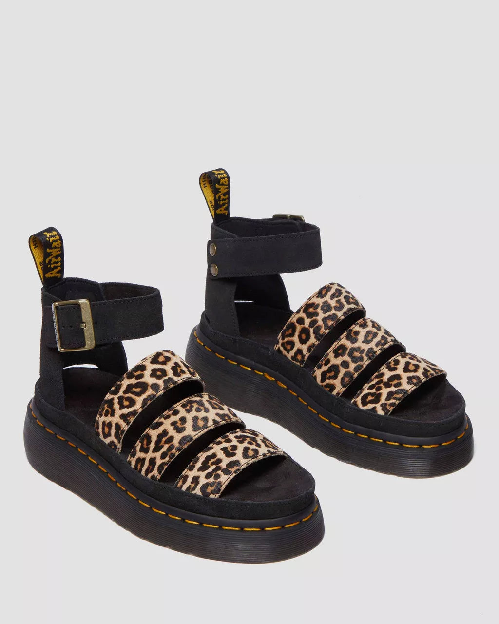 DR. MARTENS - Sandales CLARISSA II QUAD - Léopard