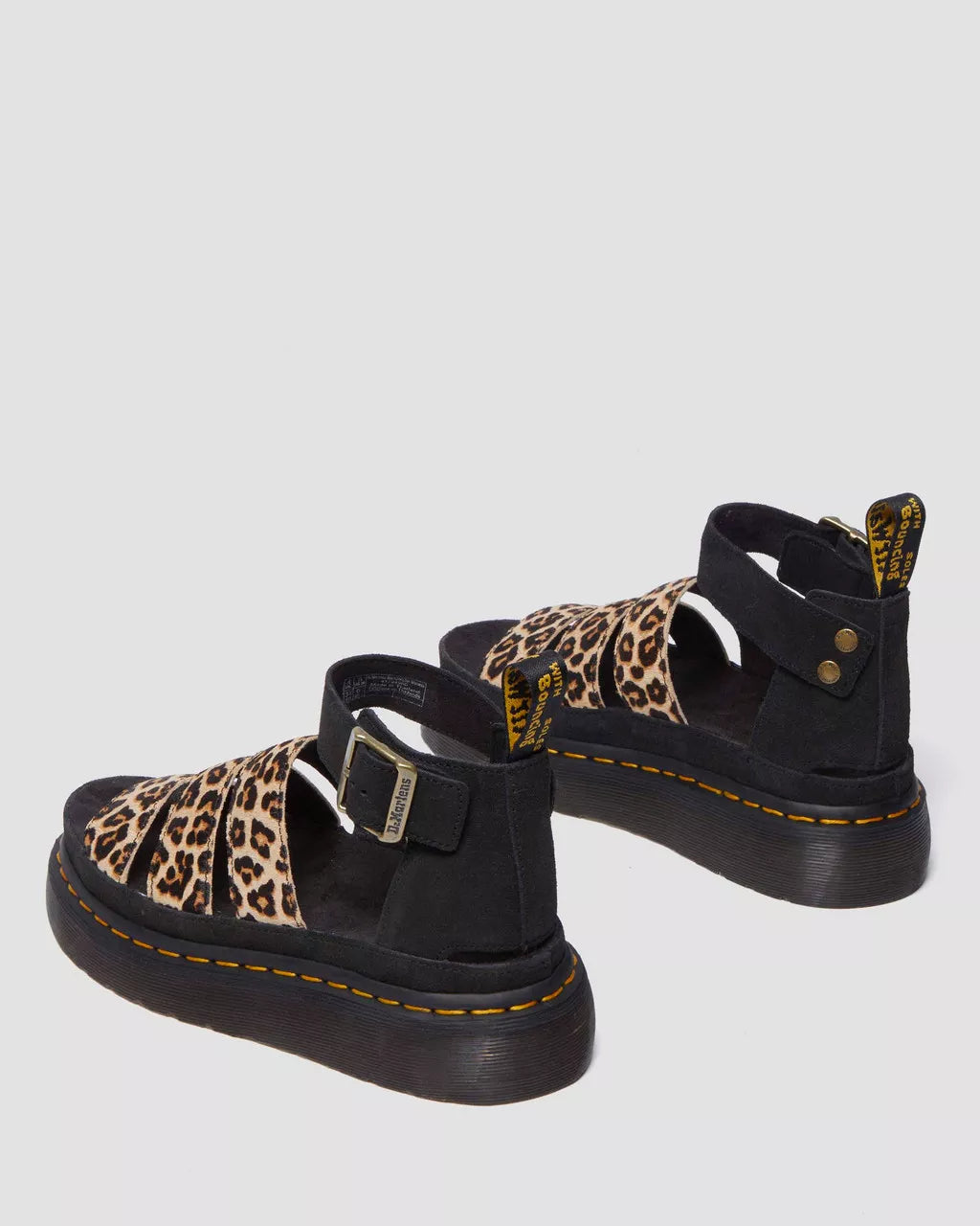 DR. MARTENS - Sandales CLARISSA II QUAD - Léopard