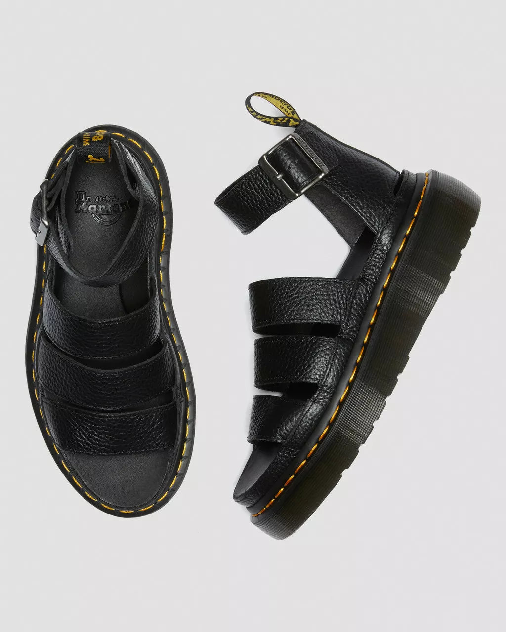 DR. MARTENS - Sandales CLARISSA II QUAD - Noir