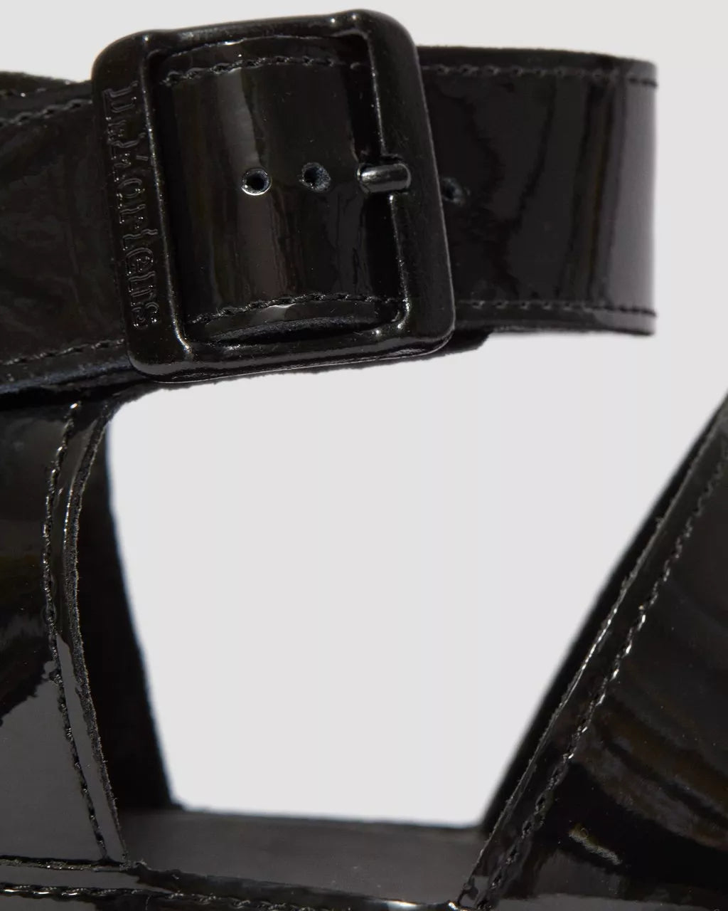 DR. MARTENS - Sandales CLARISSA II - Noir verni