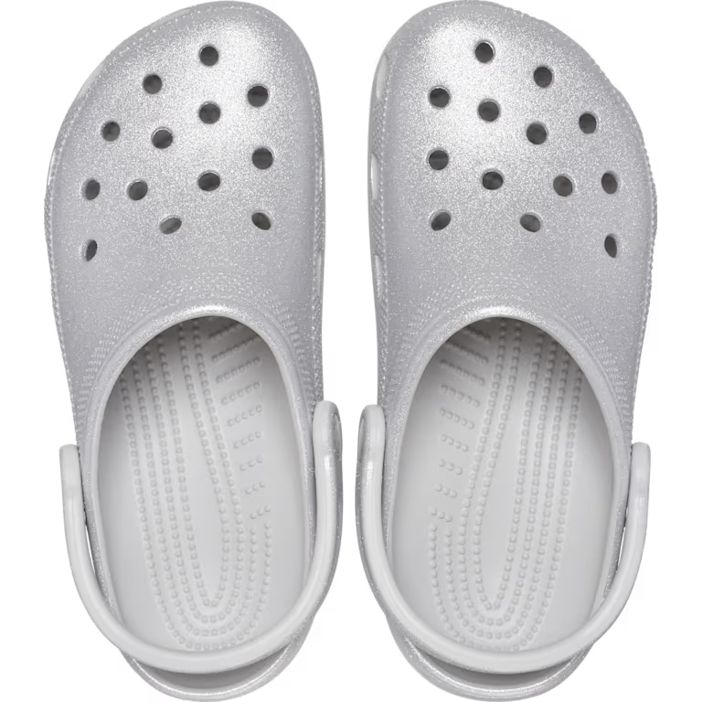 CROCS - Sabots iconiques CLASSIC CLOG - Silver Glitter