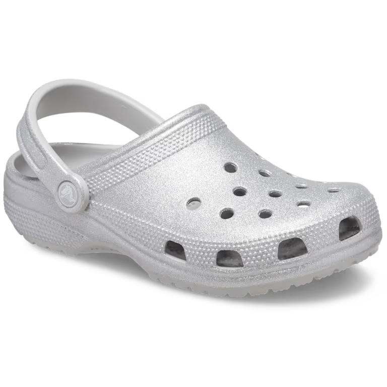 CROCS - Sabots iconiques CLASSIC CLOG - Silver Glitter