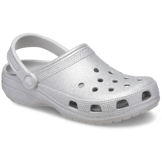 CROCS - Sabots iconiques CLASSIC CLOG - Silver Glitter