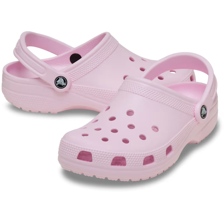 CROCS - Sabots iconiques CLASSIC CLOG - Rose lait