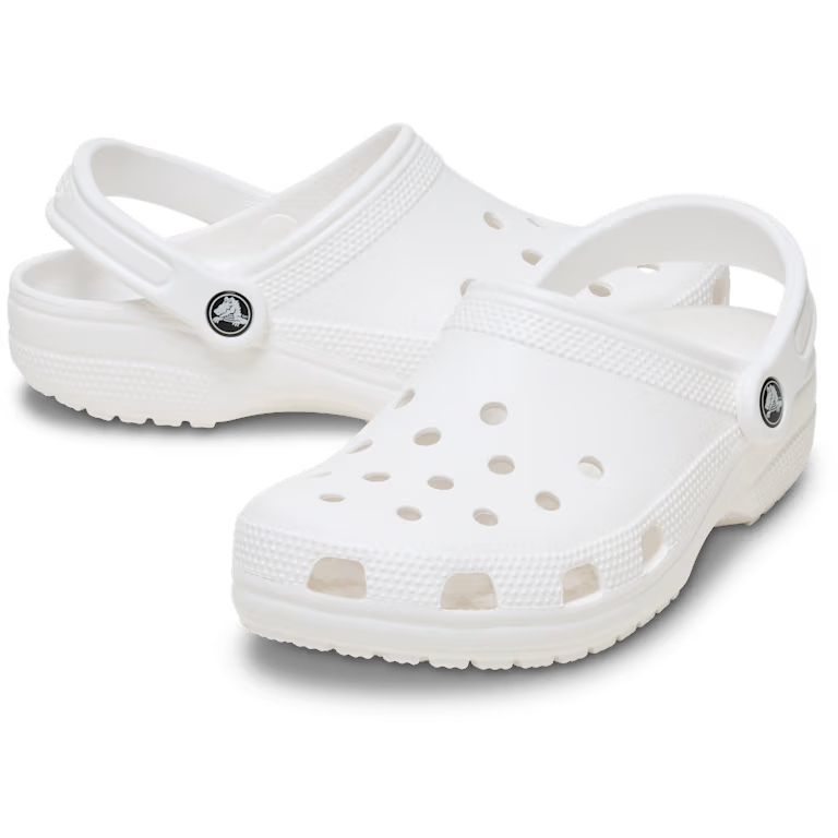 CROCS - Sabots iconiques CLASSIC CLOG - Blanc