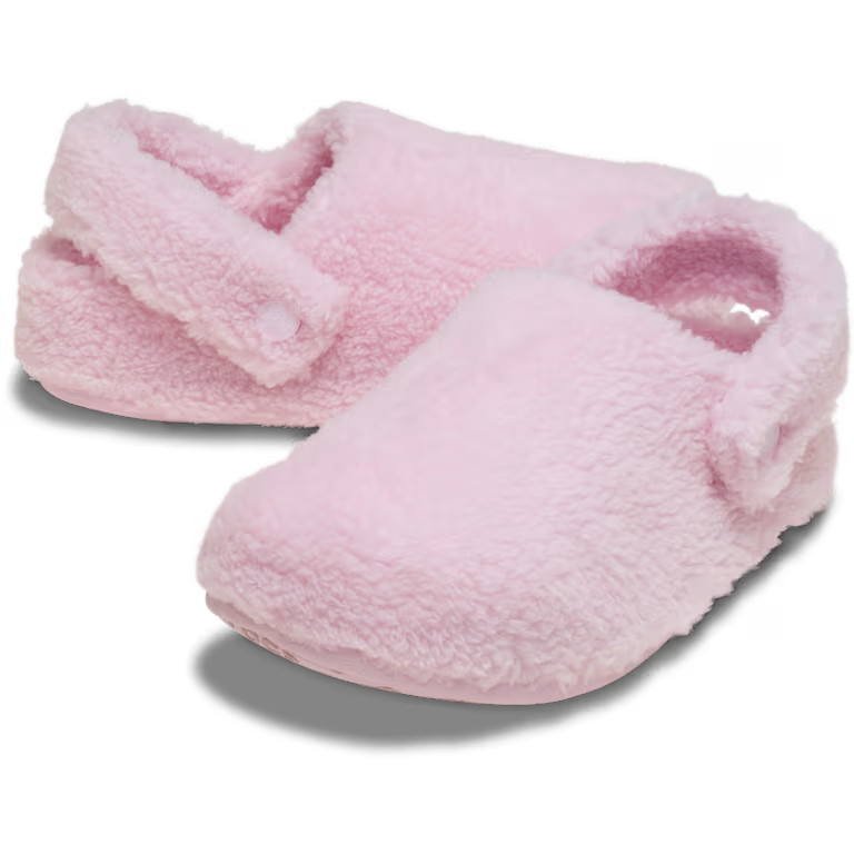 CROCS - Chaussons CLASSIC COZZZY SLIPPER - Rose lait