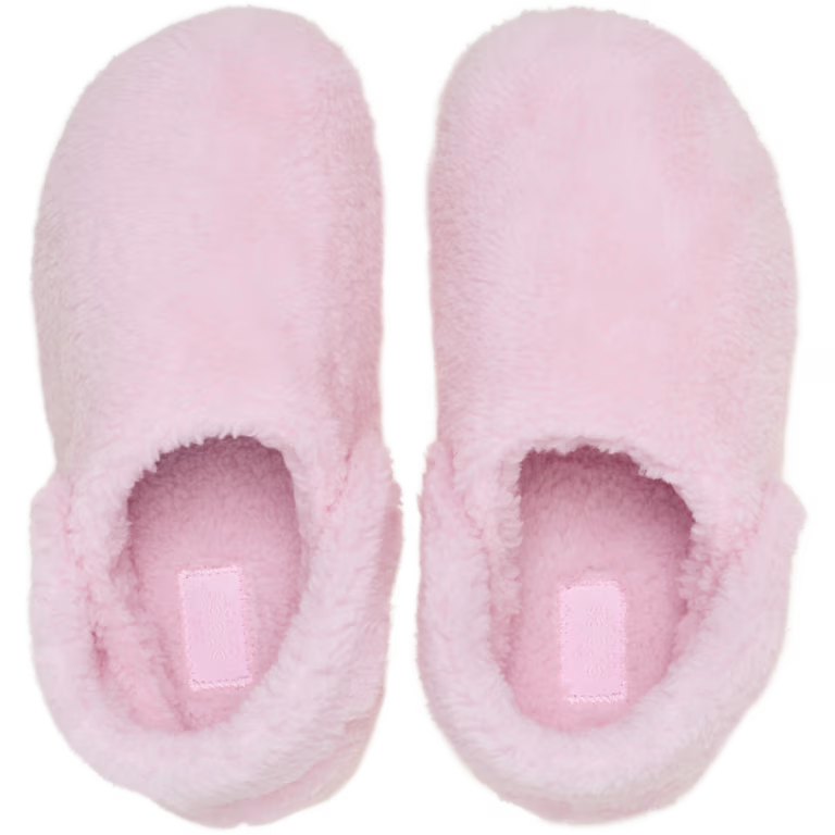 CROCS - Chaussons CLASSIC COZZZY SLIPPER - Rose lait