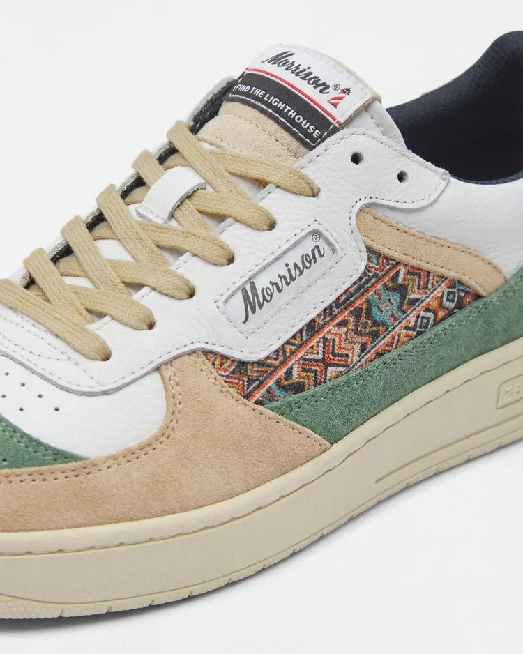 MORRISON - Sneakers COCONUT - Blanc/vert