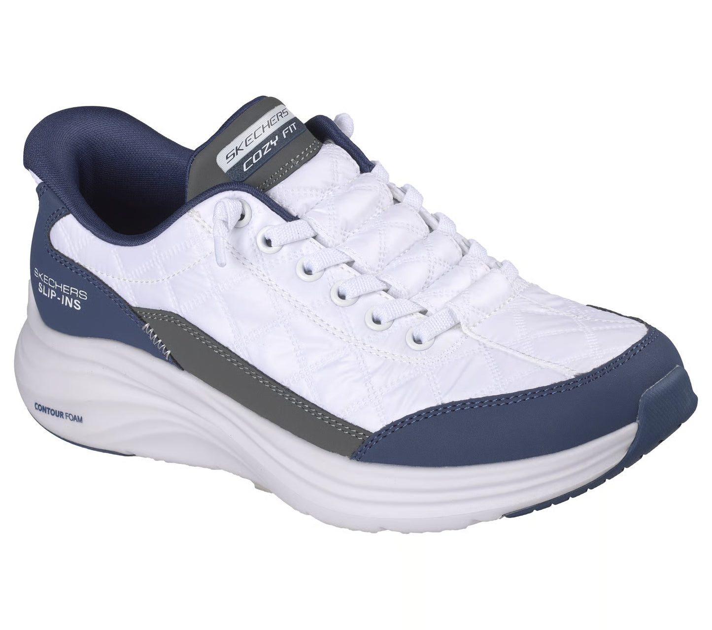 SKECHERS - Basket CONTOUR FOAM - Navy/white