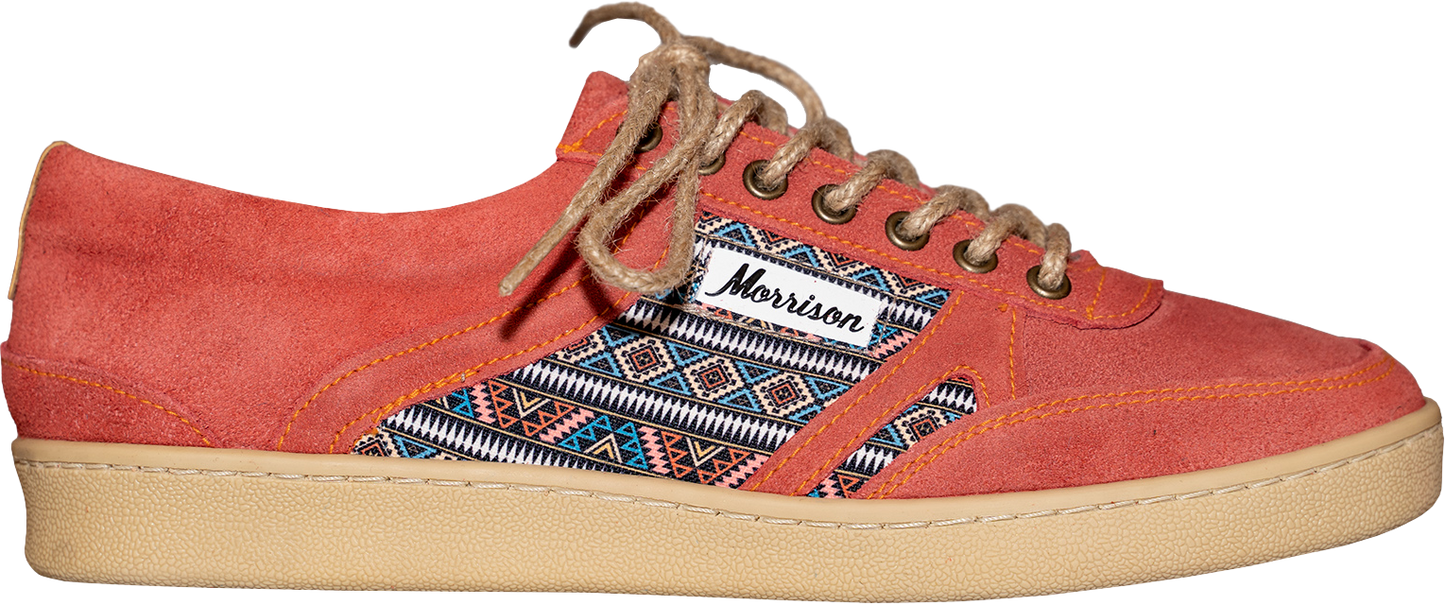 MORRISON - Sneakers CORAL - Rouge