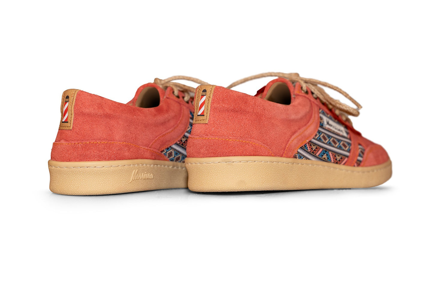 MORRISON - Sneakers CORAL - Rouge