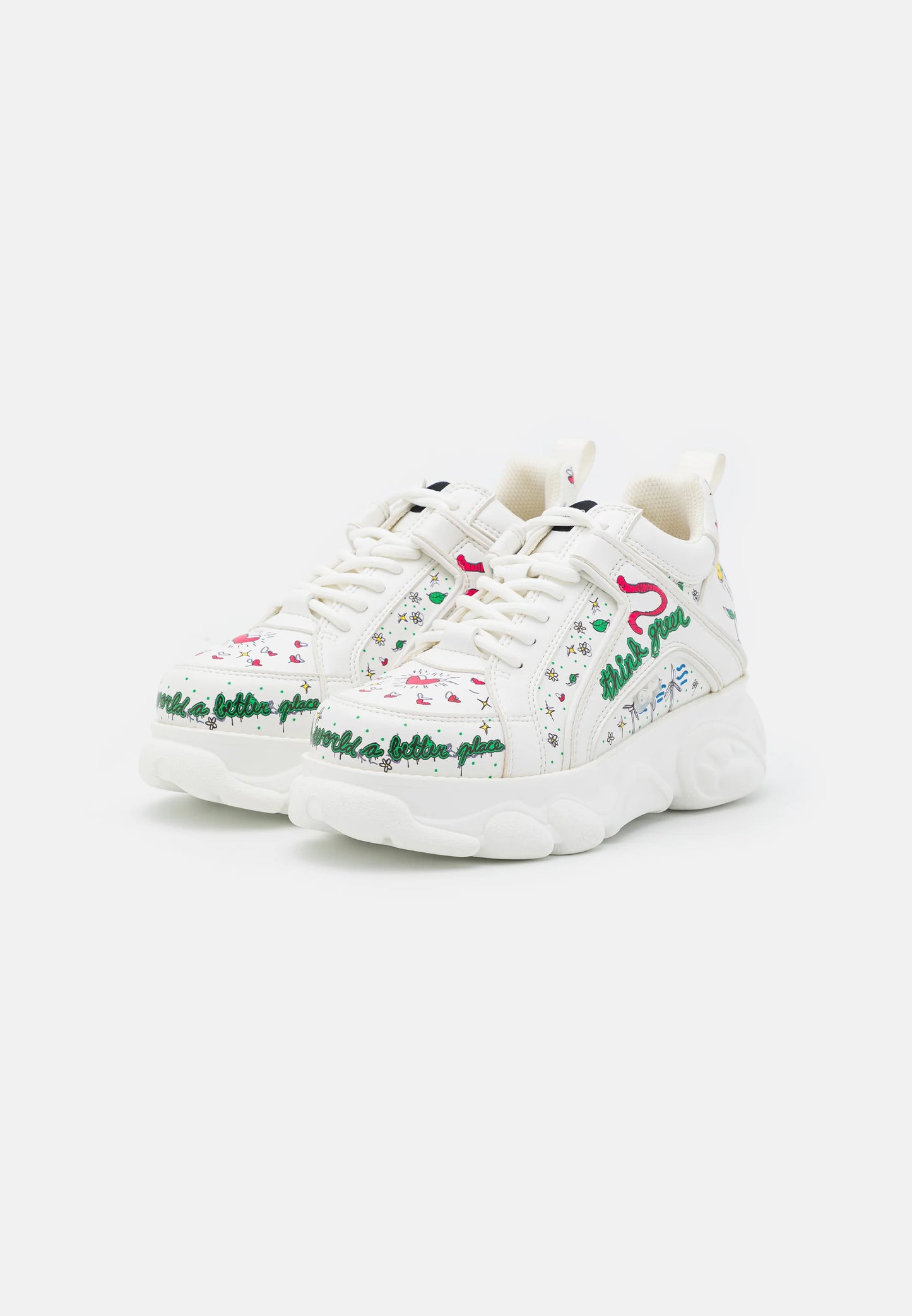 BUFFALO - Sneakers plateformes CORIN - Graffiti