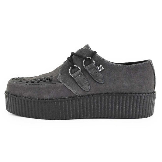 TUK - Creepers à plateforme - Suédé - Charbon