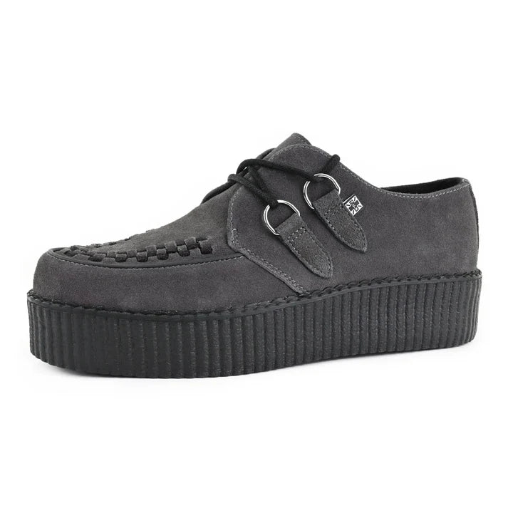 TUK - Creepers à plateforme - Suédé - Charbon