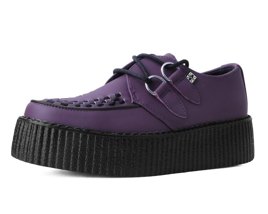 TUK - Creepers à plateforme - Vegan - Aubergine