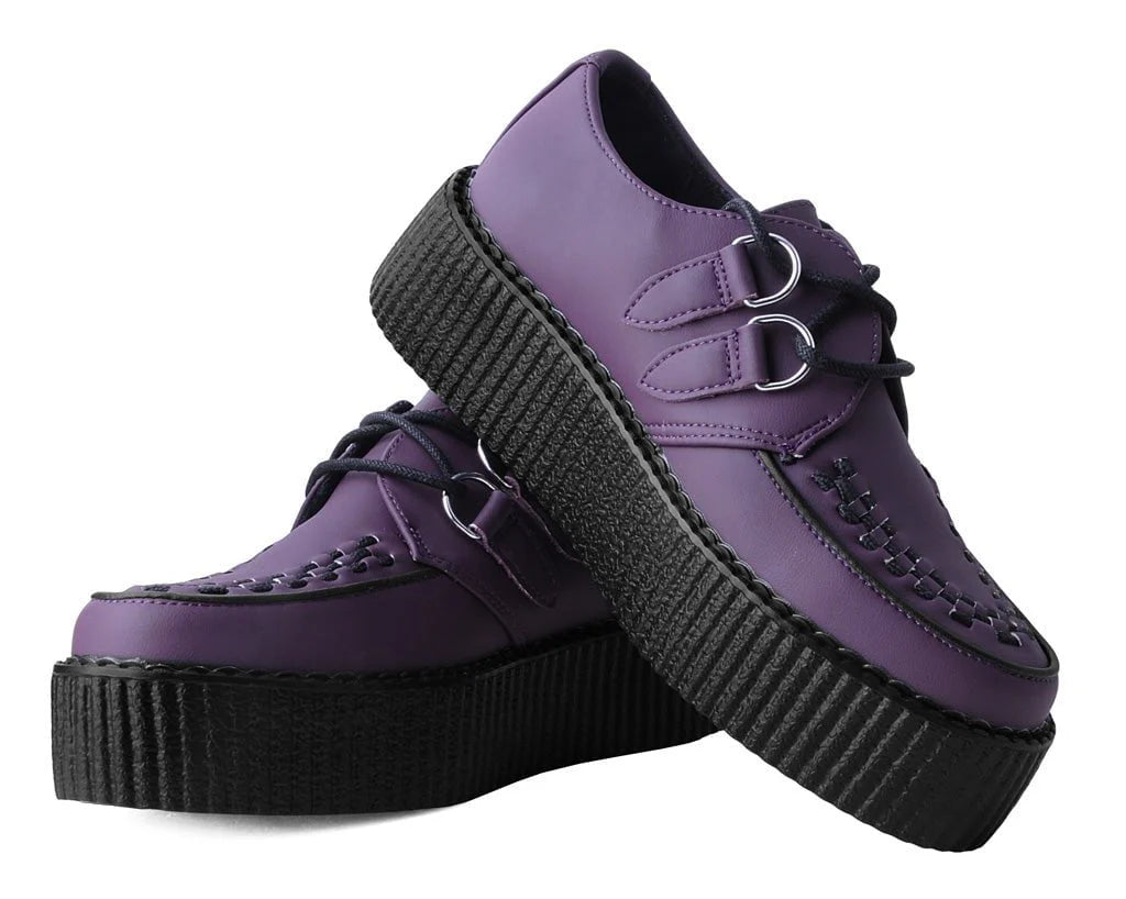 TUK - Creepers à plateforme - Vegan - Aubergine