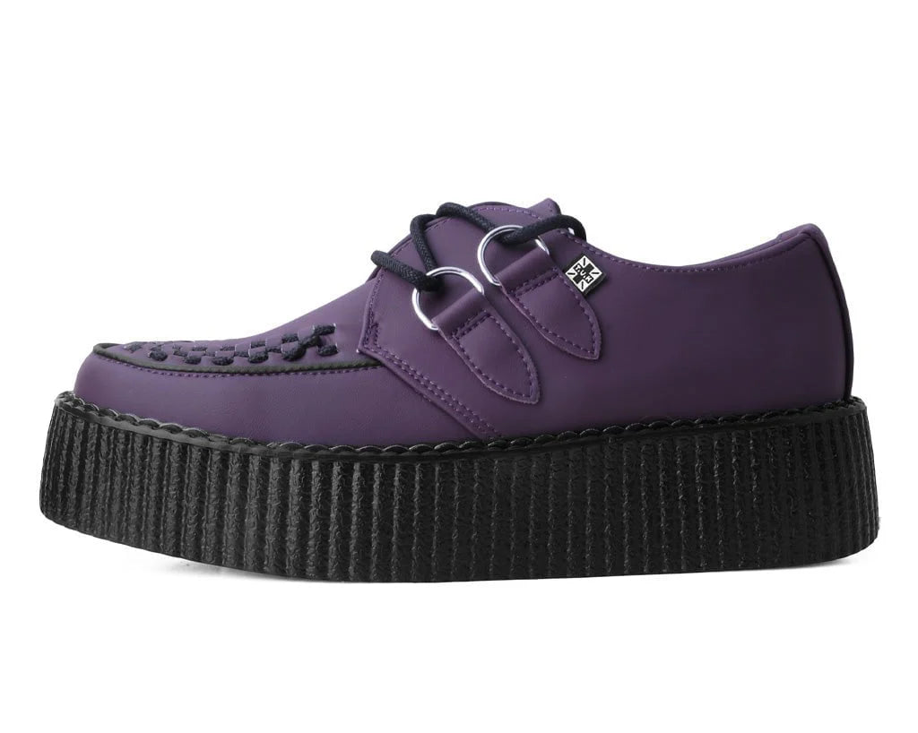 TUK - Creepers à plateforme - Vegan - Aubergine