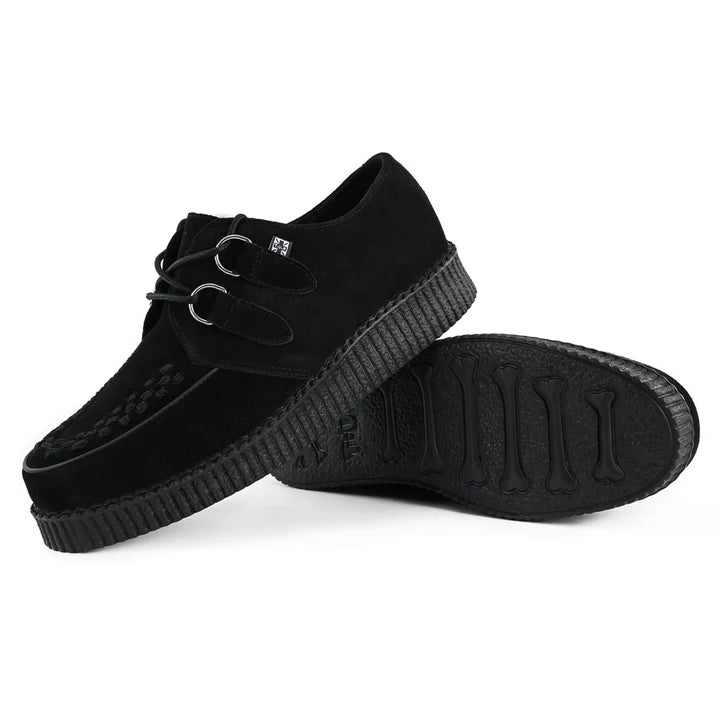 TUK - Creepers basses - Suédé - Noir
