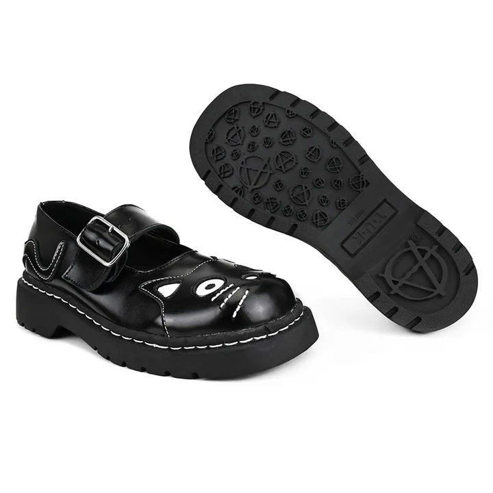 TUK - Babies creepers - Cuir - Noir