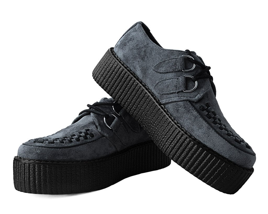 TUK - Creepers basses - Suédé - Gris