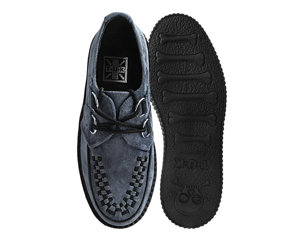 TUK - Creepers basses - Suédé - Gris