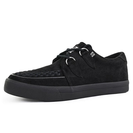 TUK - Sneakers creepers - Daim végétal - Noir