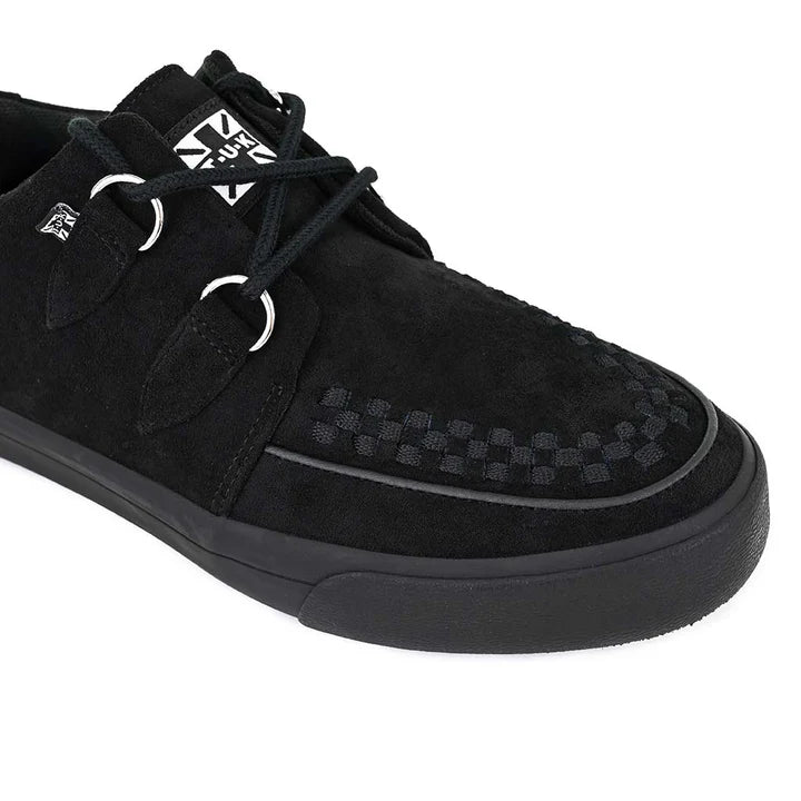 TUK - Sneakers creepers - Daim végétal - Noir