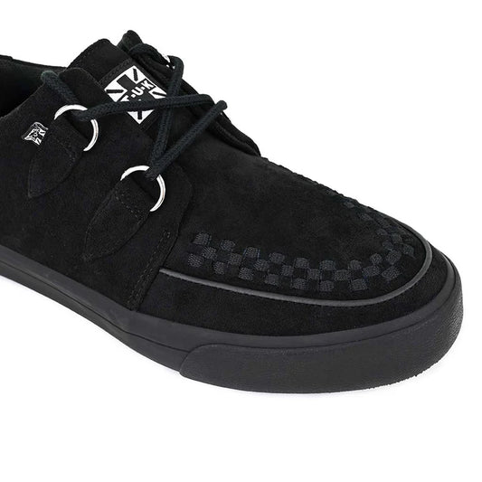 TUK - Sneakers creepers - Daim végétal - Noir