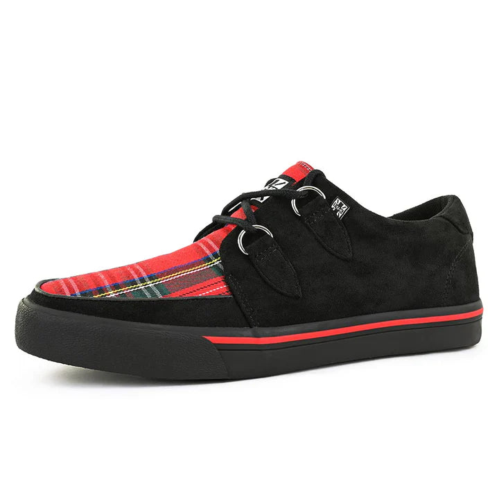 TUK - Sneakers creepers - Daim végétal - Tartan