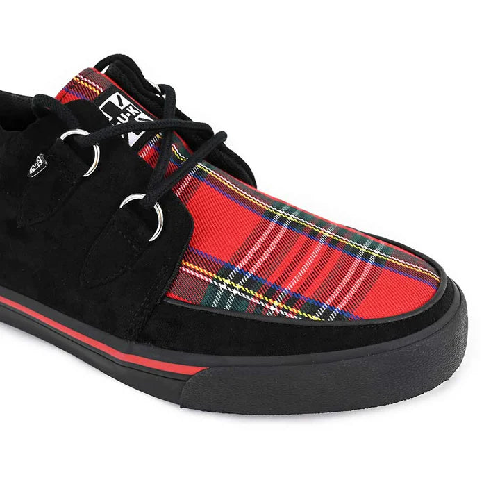 TUK - Sneakers creepers - Daim végétal - Tartan
