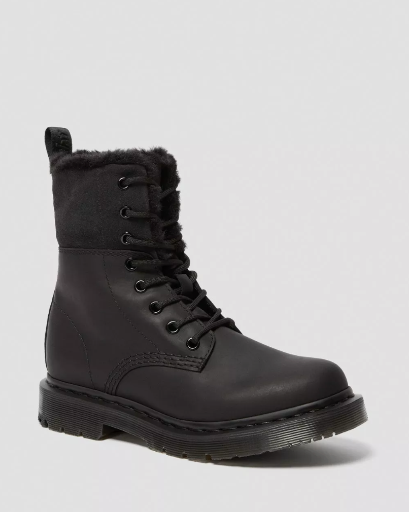 DR. MARTENS - Bottines 1460 KOLBERT Wintergrip - Noir