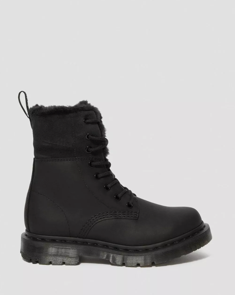 DR. MARTENS - Bottines 1460 KOLBERT Wintergrip - Noir