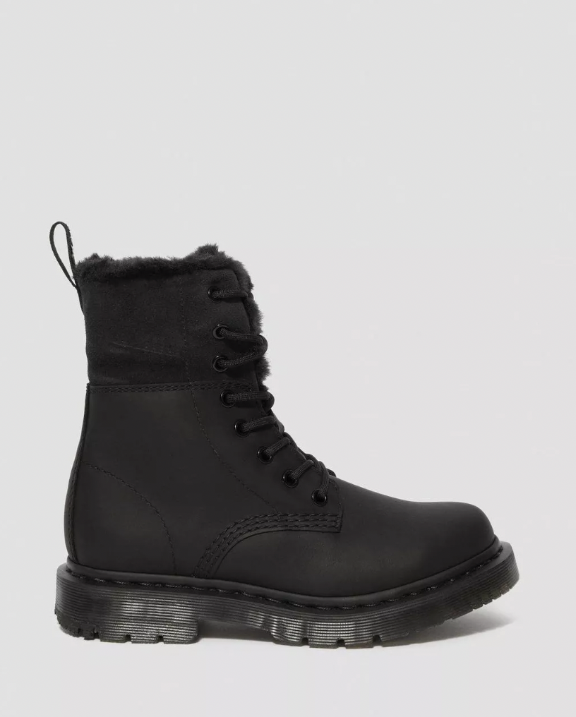 DR. MARTENS - Bottines 1460 KOLBERT Wintergrip - Noir