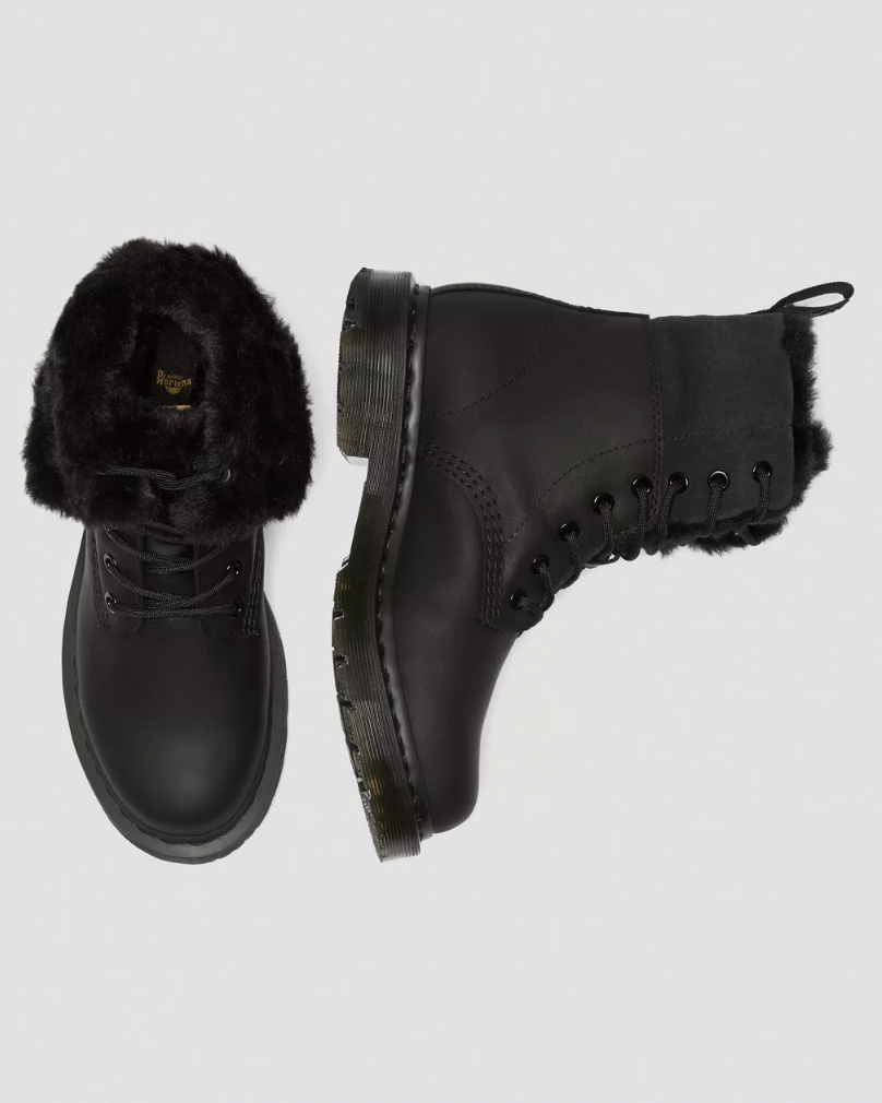 DR. MARTENS - Bottines 1460 KOLBERT Wintergrip - Noir