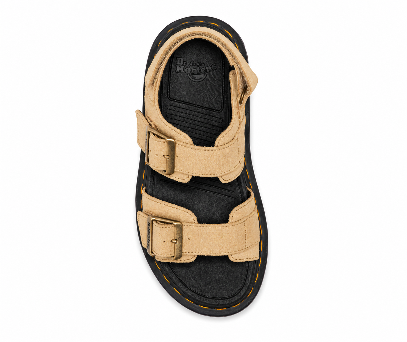DR. MARTENS - Sandale ZEBZAG - Daim - Tan