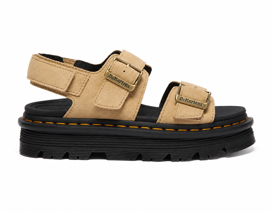 DR. MARTENS - Sandale ZEBZAG - Daim - Tan